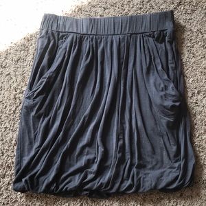 💕BUNDLE ONLY💕 Grey Jersey Bubble Hem Skirt